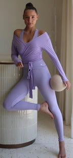 Lilac Pilates Wrap