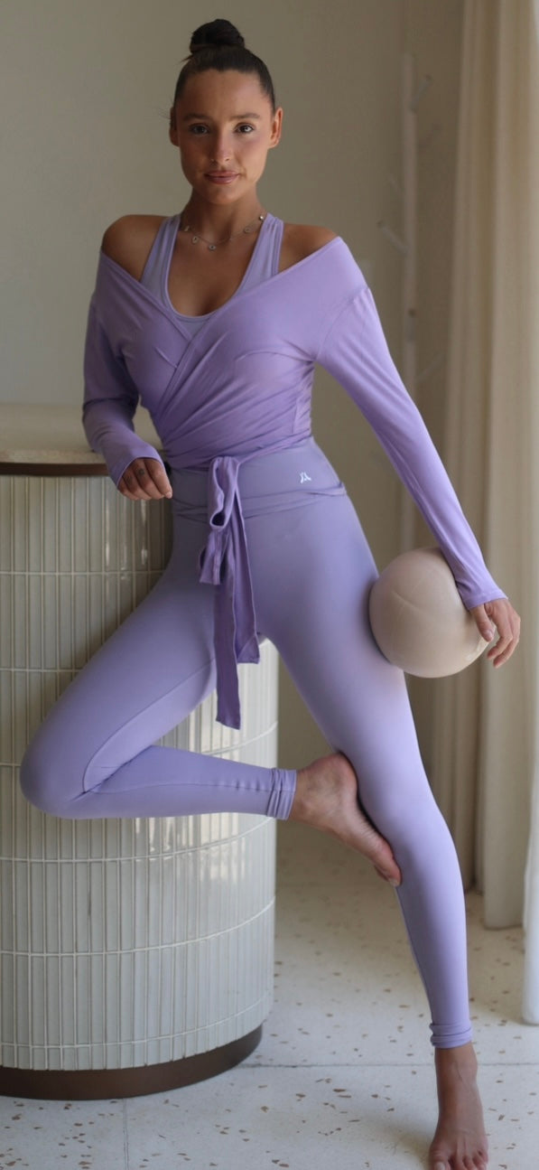 Lilac Pilates Wrap
