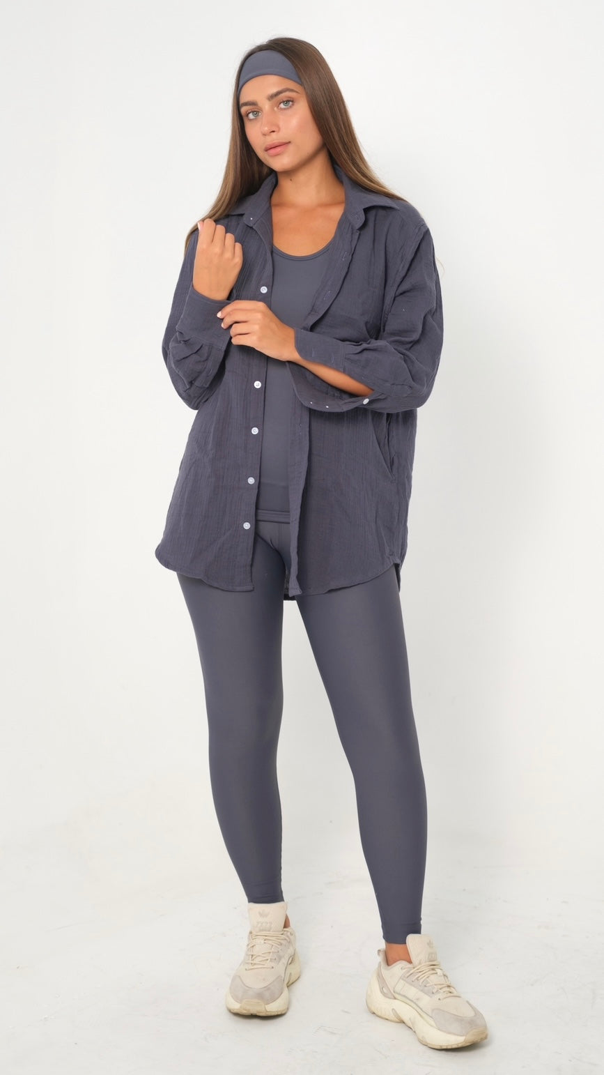 Gunmetal Legging