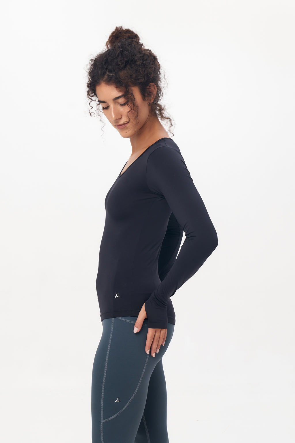 Black Long Sleeve Top